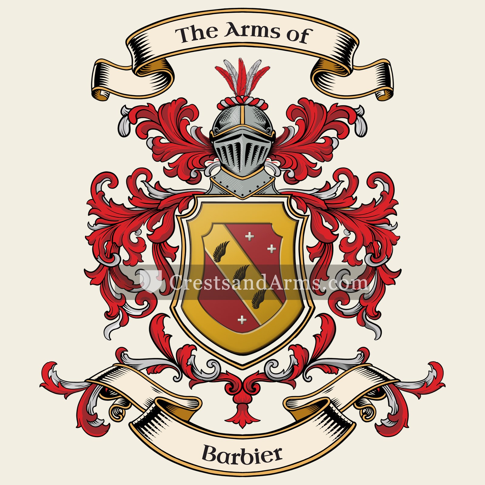 The Barbier coat of arms