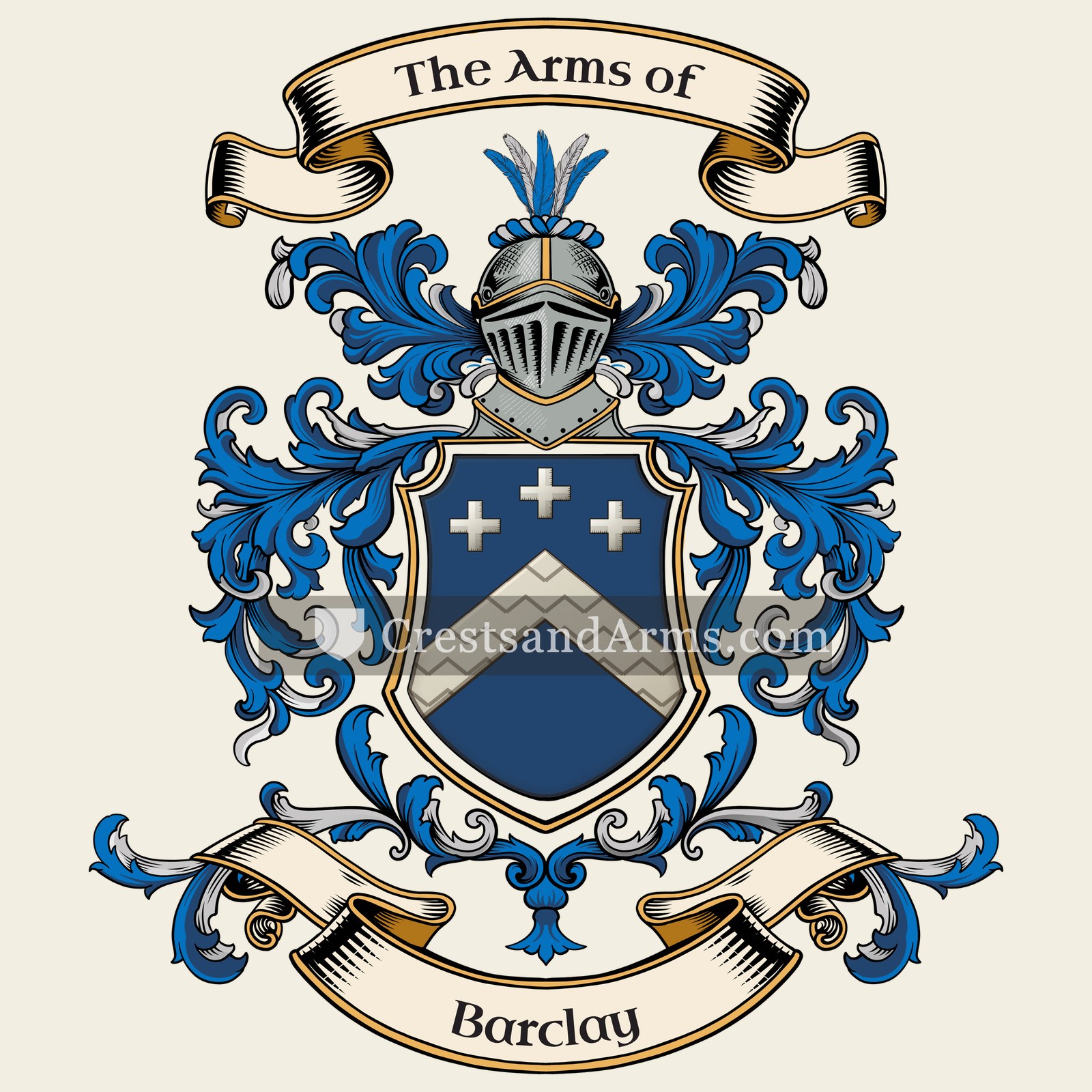 The Barclay coat of arms