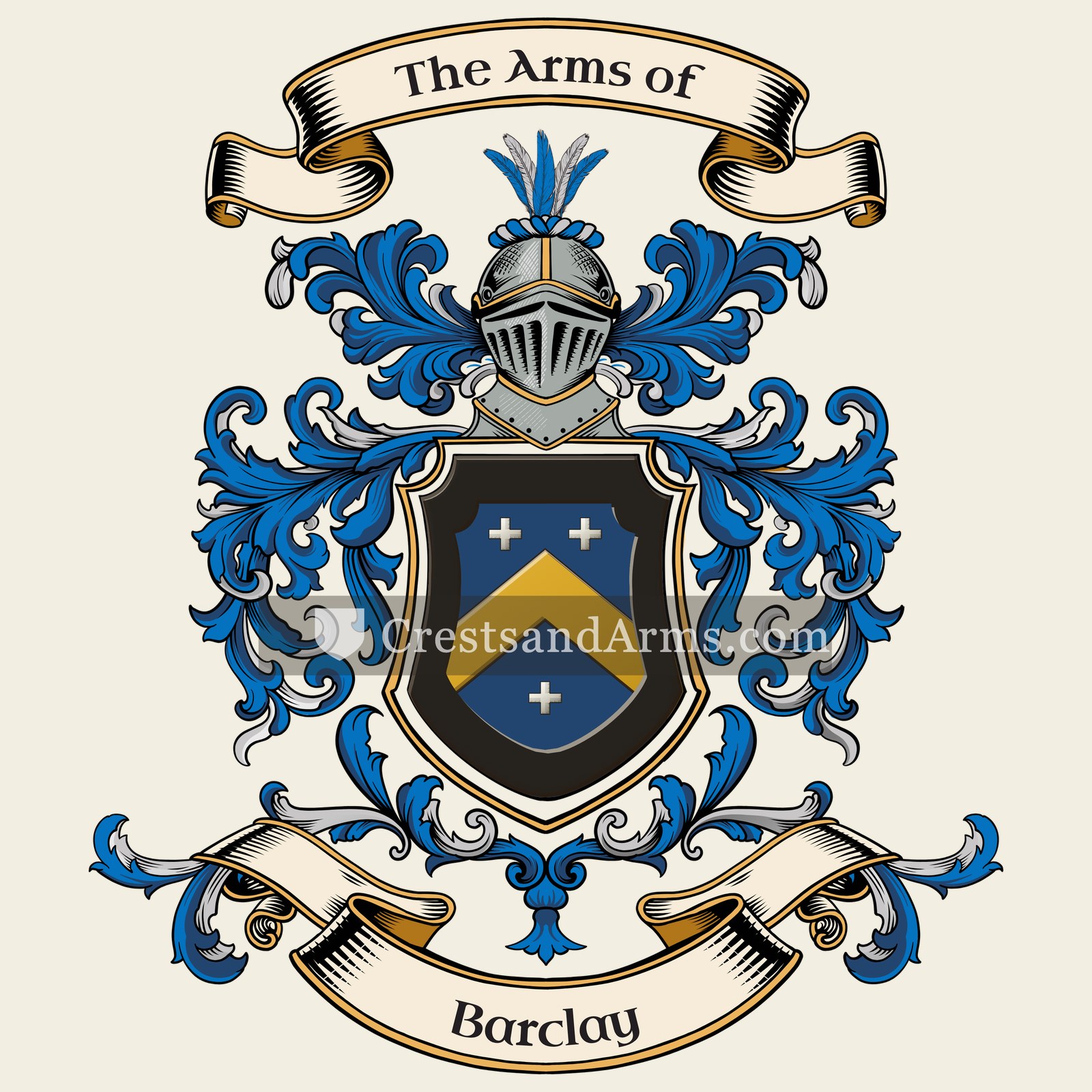 The Barclay coat of arms