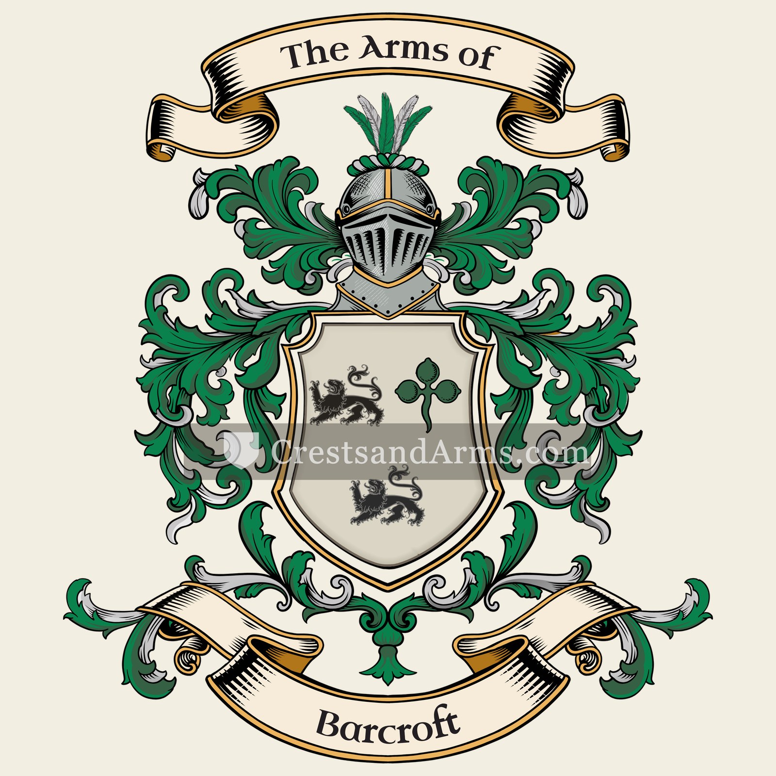 The Barcroft coat of arms