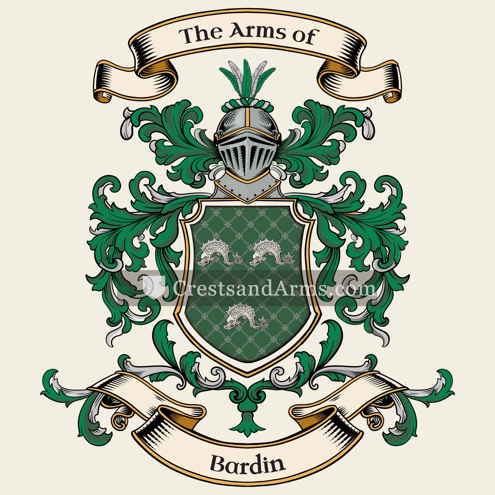 The Bardin coat of arms