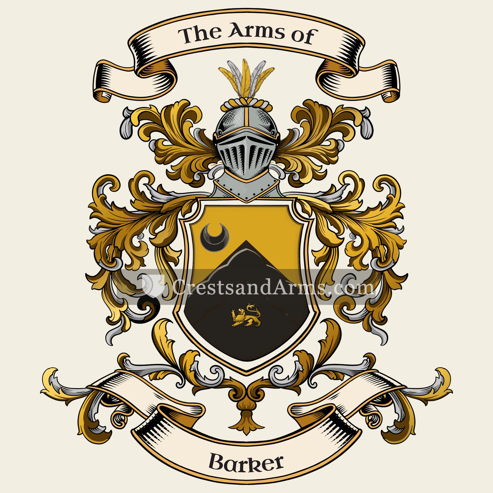 The Barker coat of arms