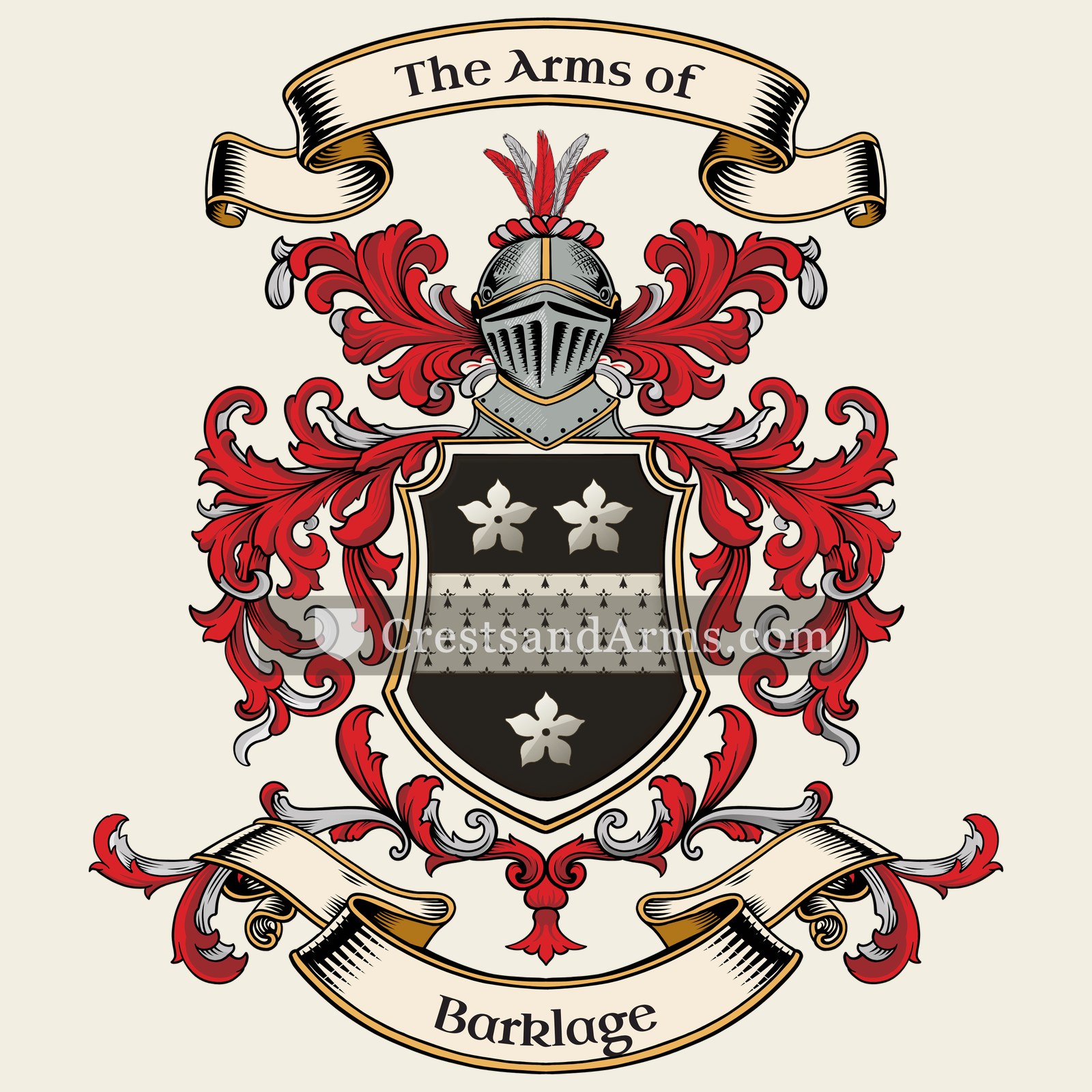 The Barklage coat of arms
