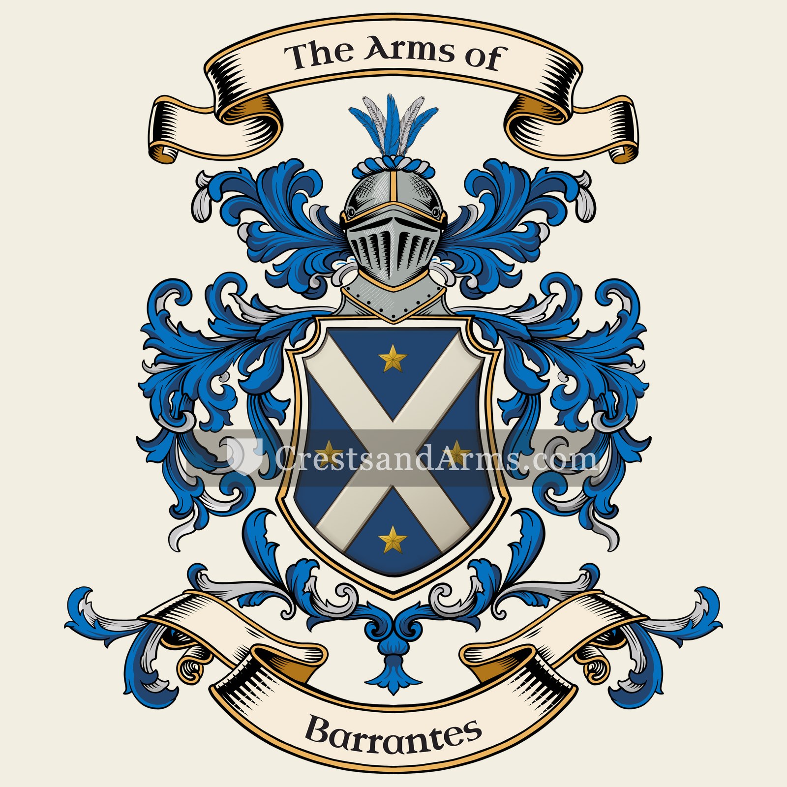 The Barrantes coat of arms