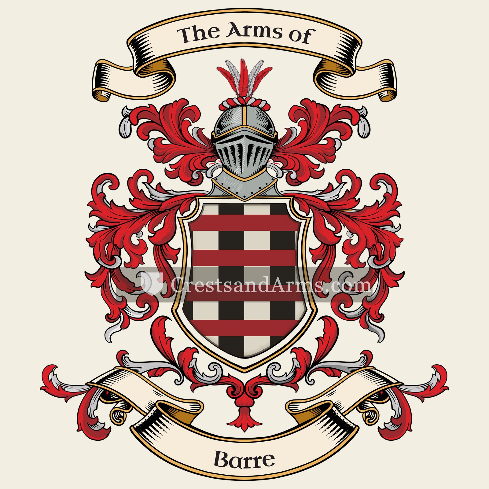 The Barre coat of arms