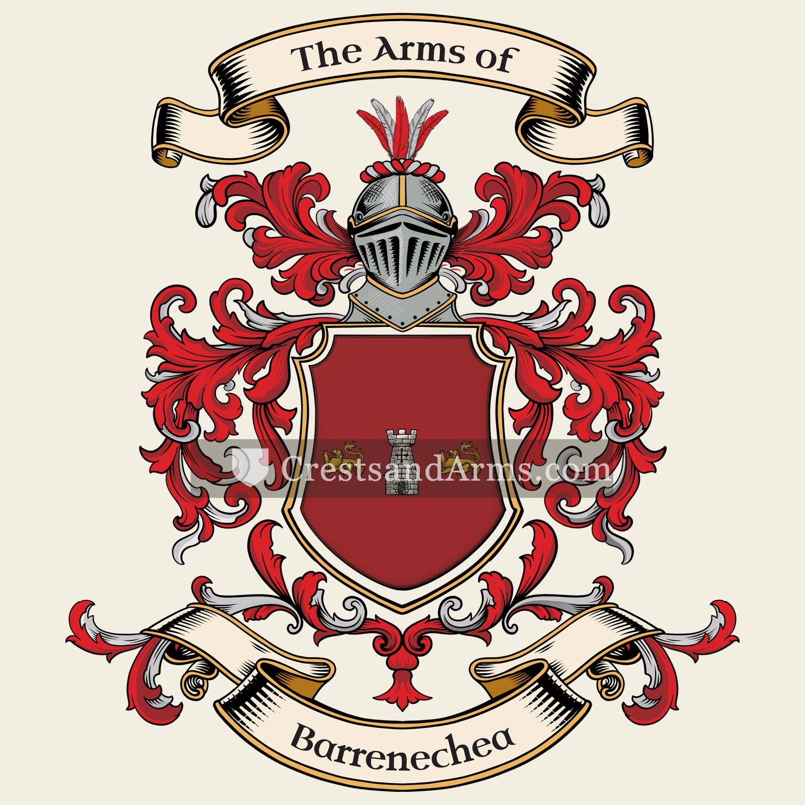 The Barrenechea coat of arms