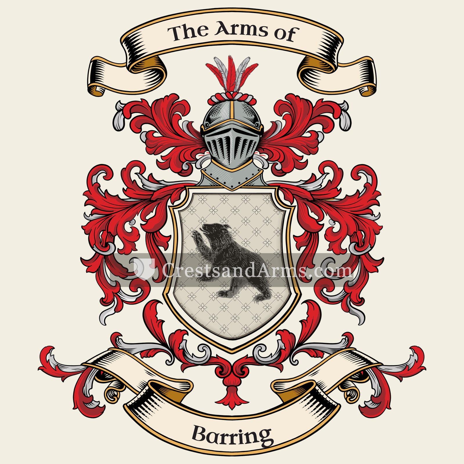The Barring coat of arms