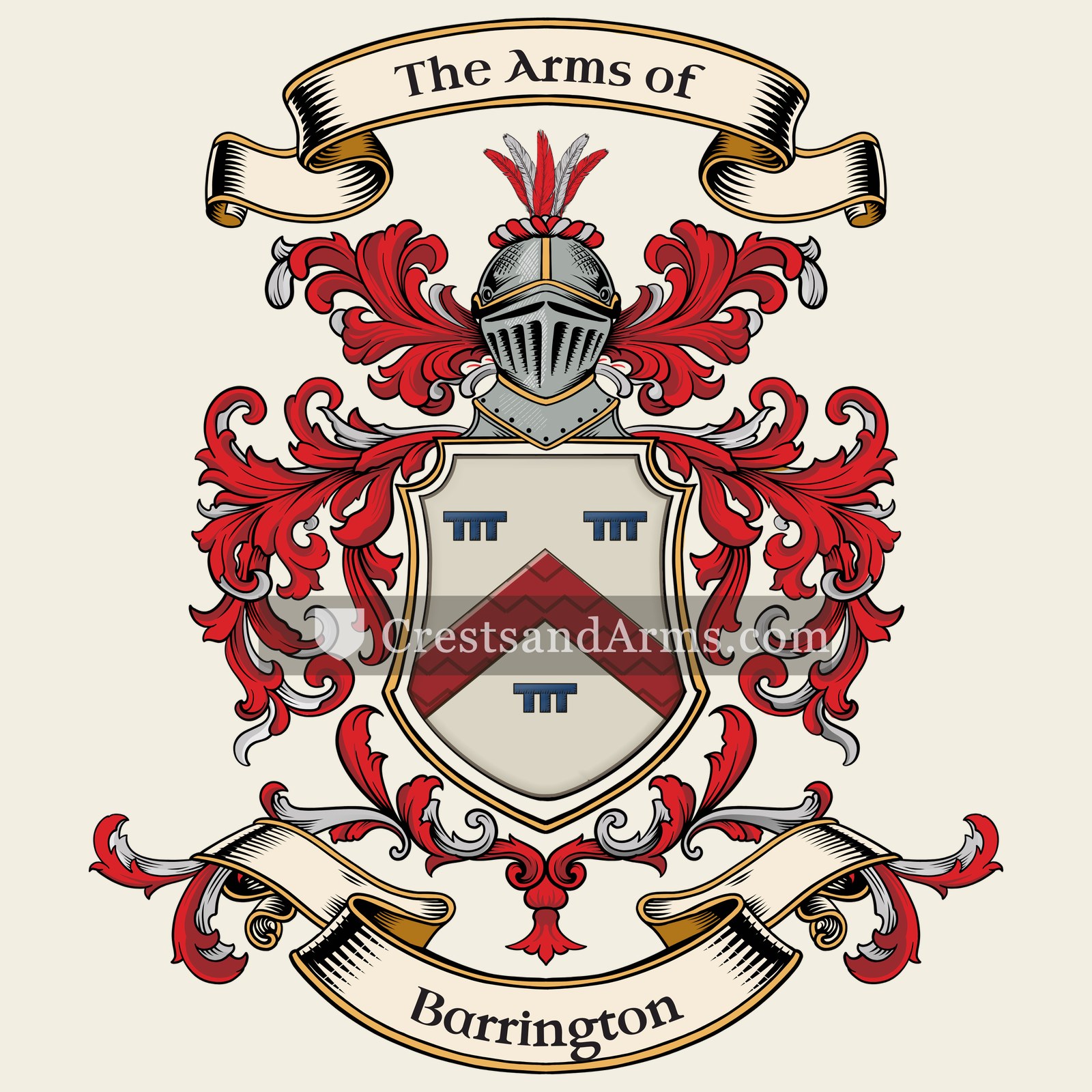 The Barrington coat of arms