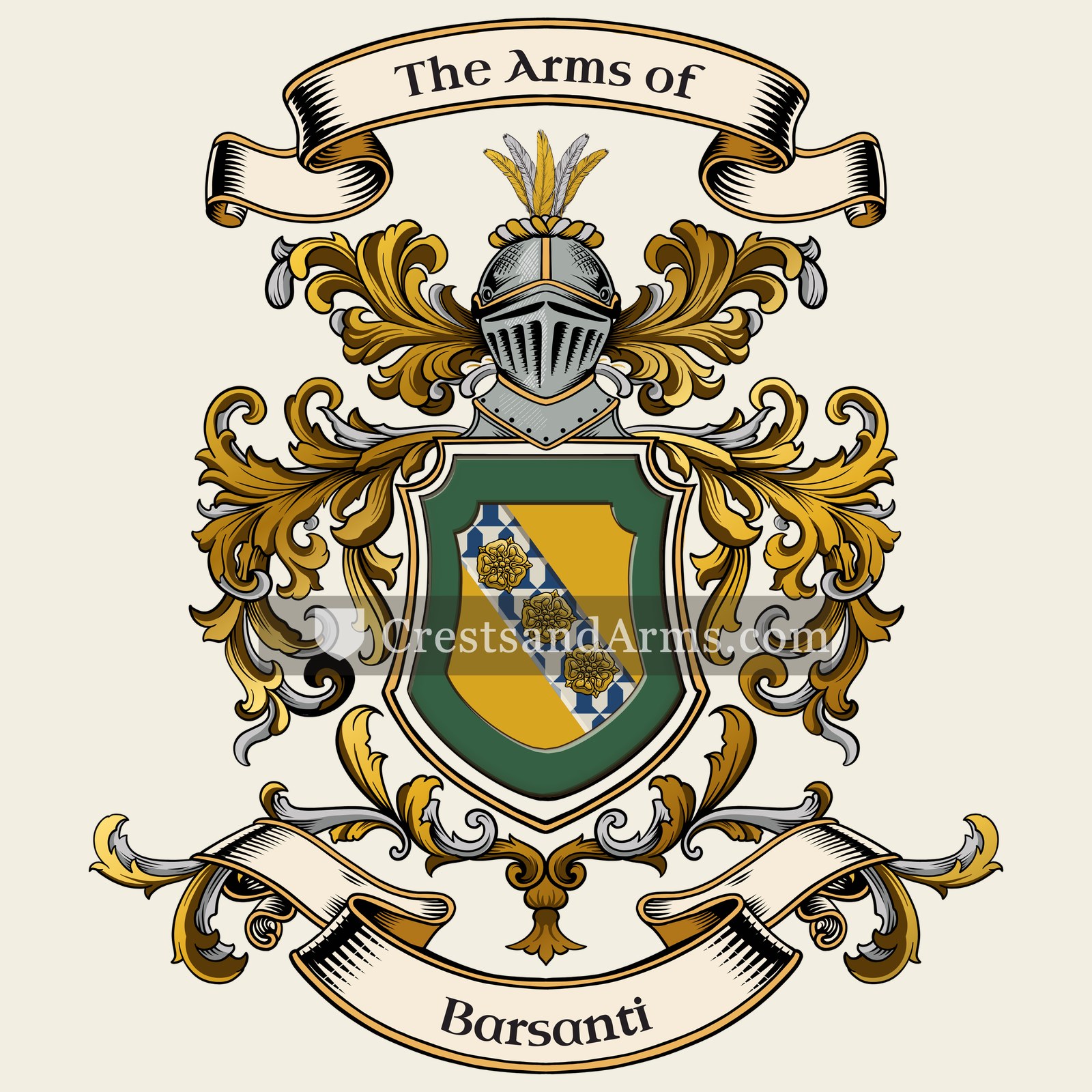 The Barsanti coat of arms