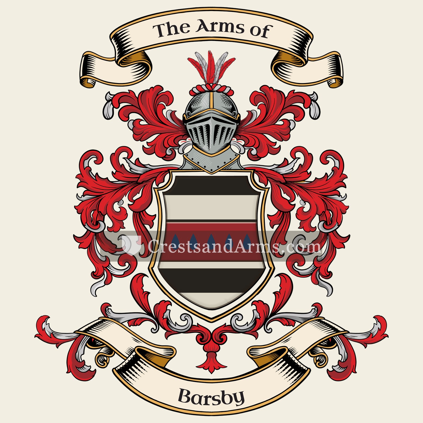 The Barsby coat of arms