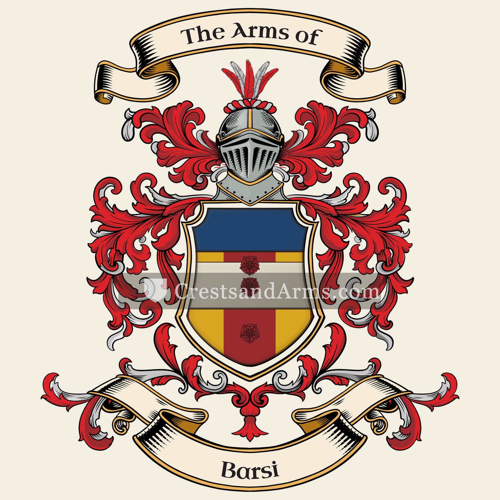 The Barsi coat of arms