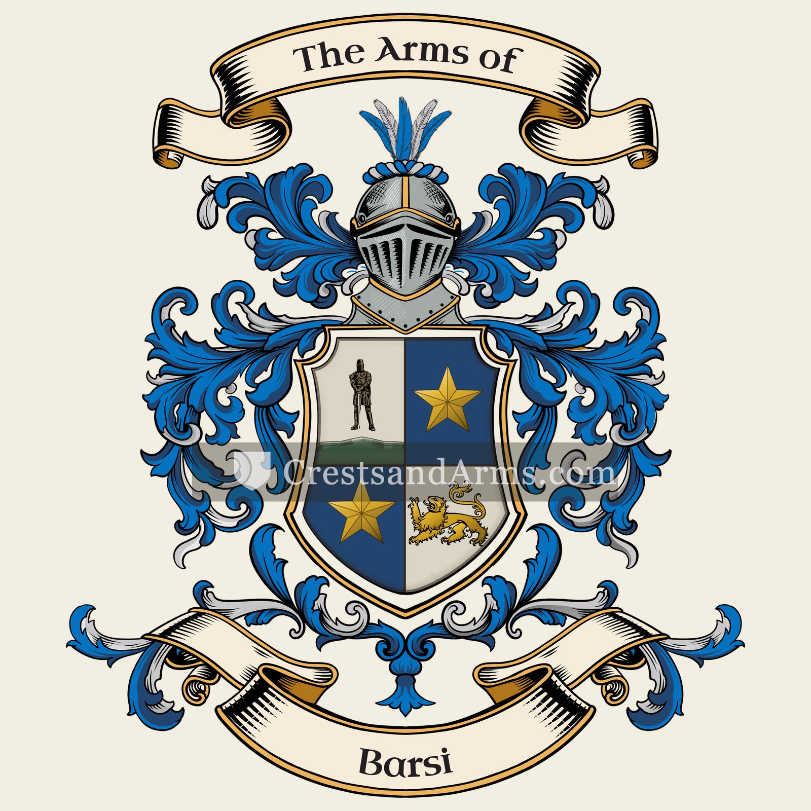 The Barsi coat of arms