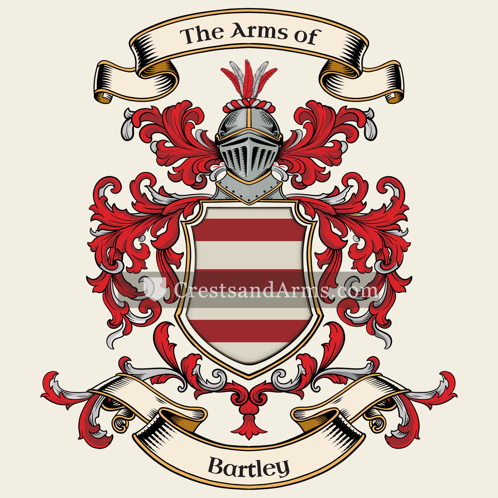 The Bartley coat of arms