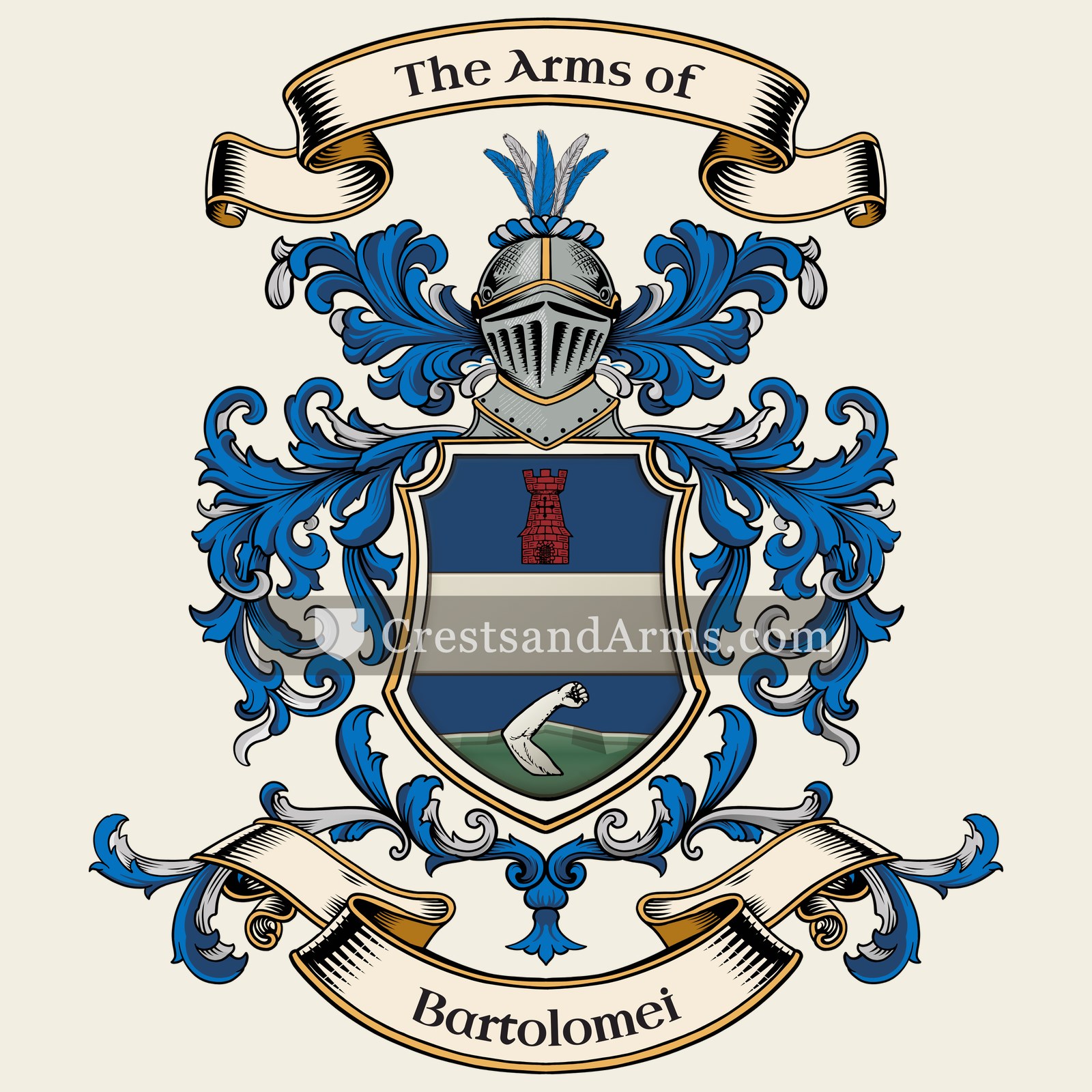 The Bartolomei coat of arms