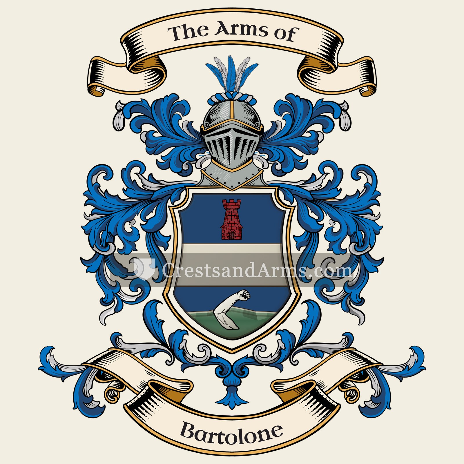 The Bartolone coat of arms