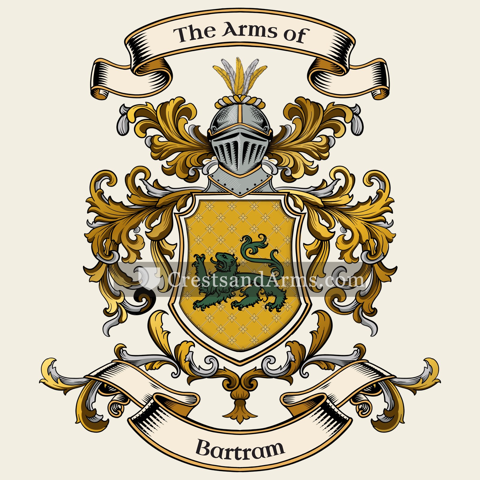 The Bartram coat of arms
