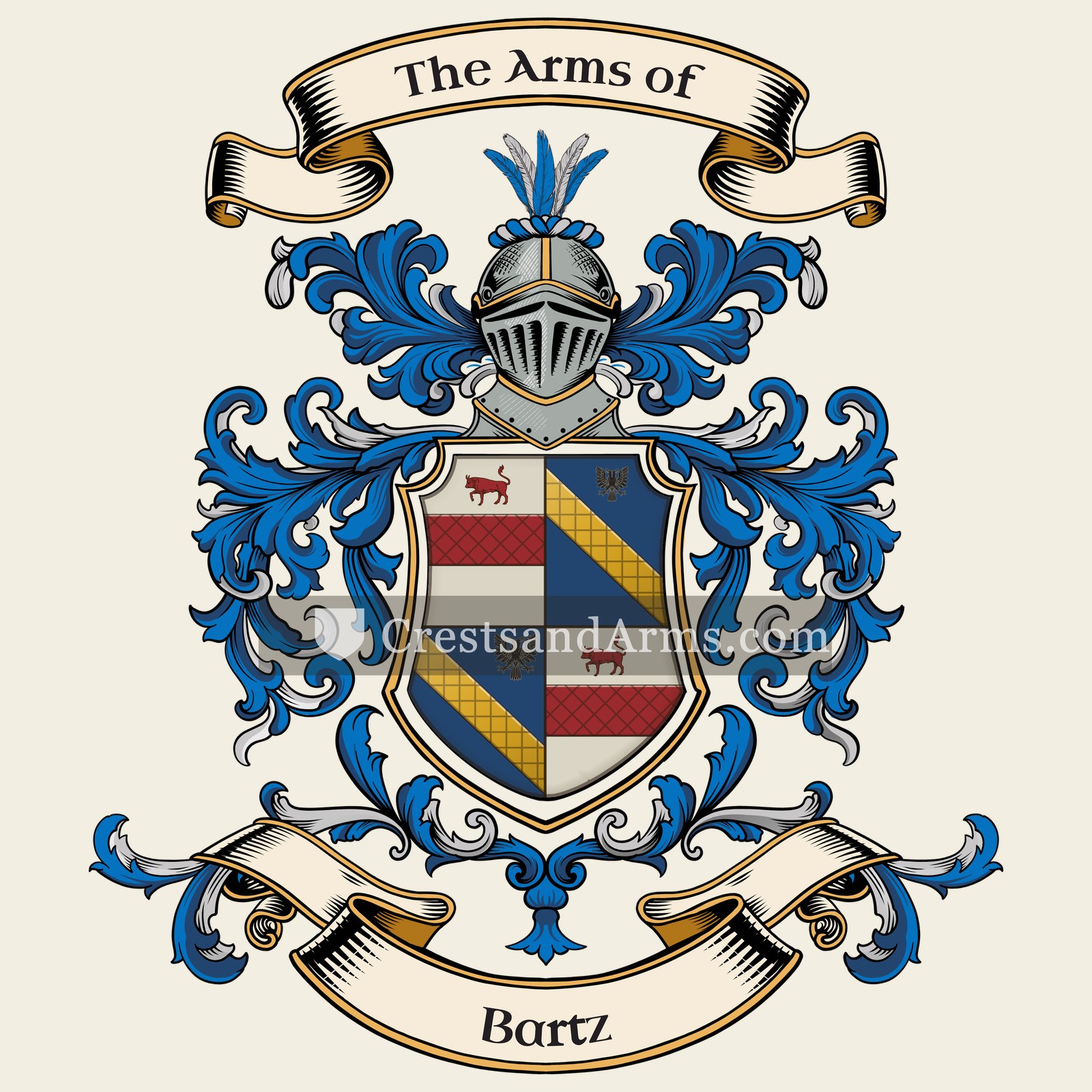 The Bartz coat of arms