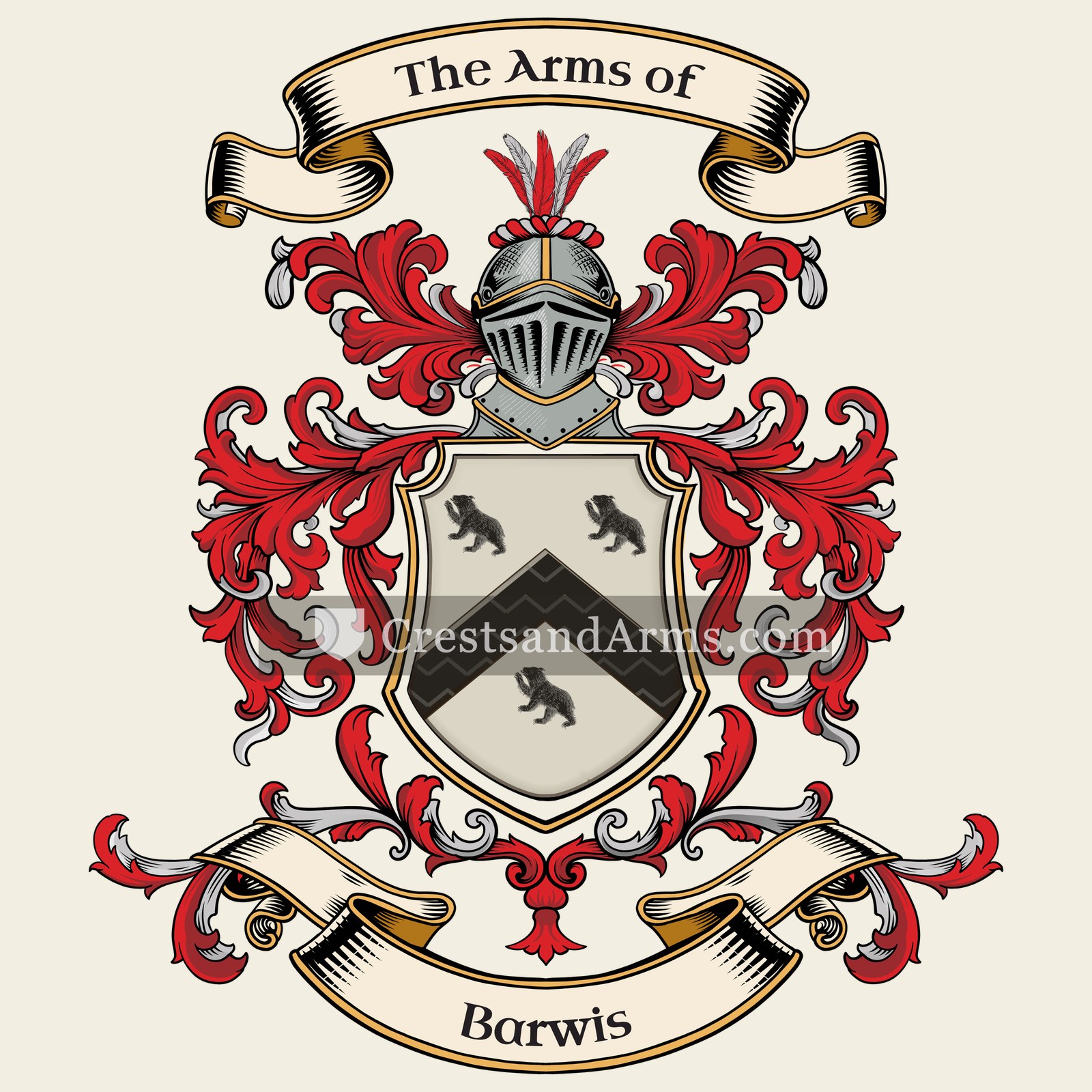 The Barwis coat of arms