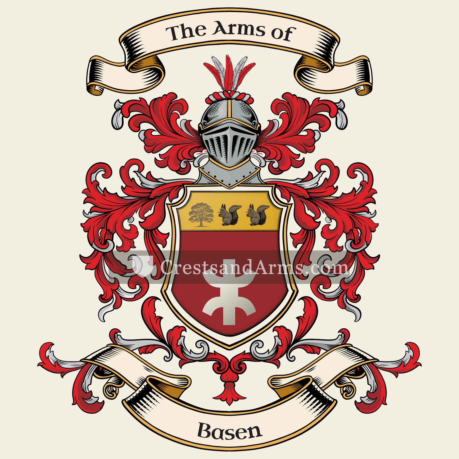 The Basen coat of arms