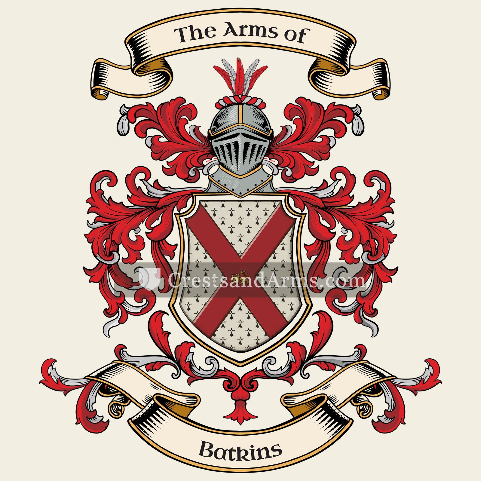 The Batkins coat of arms