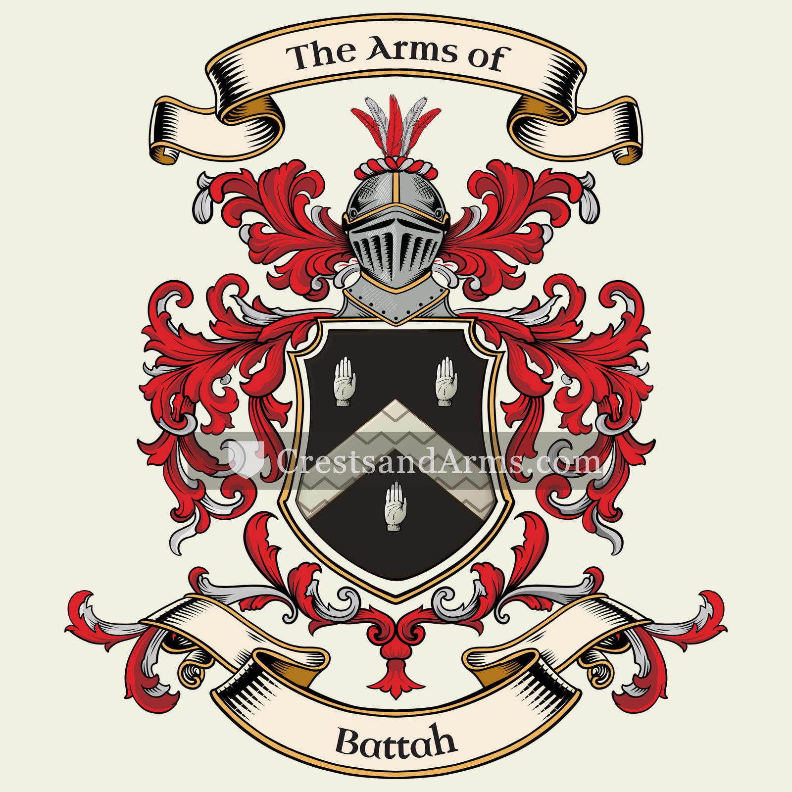 The Battah coat of arms