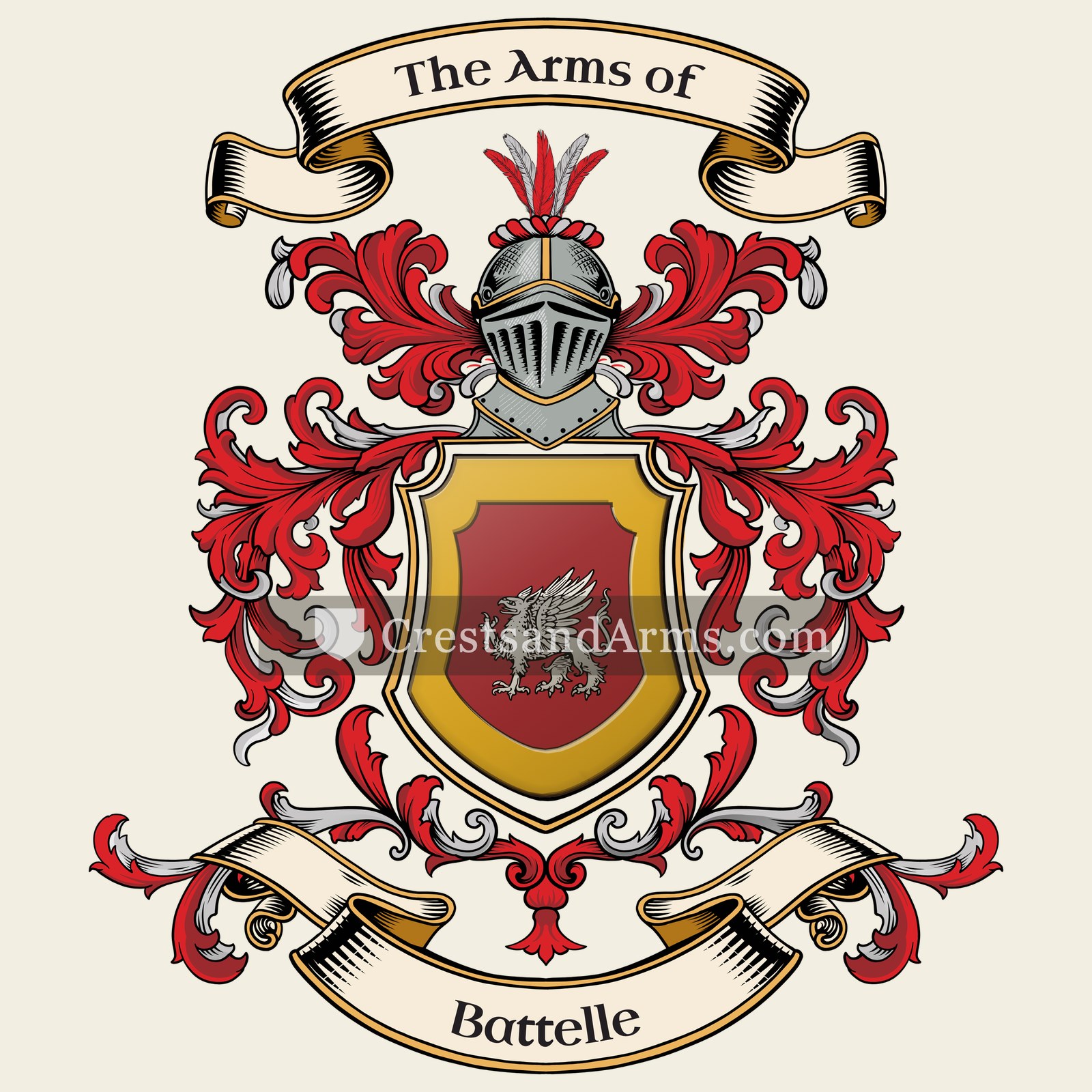 The Battelle coat of arms