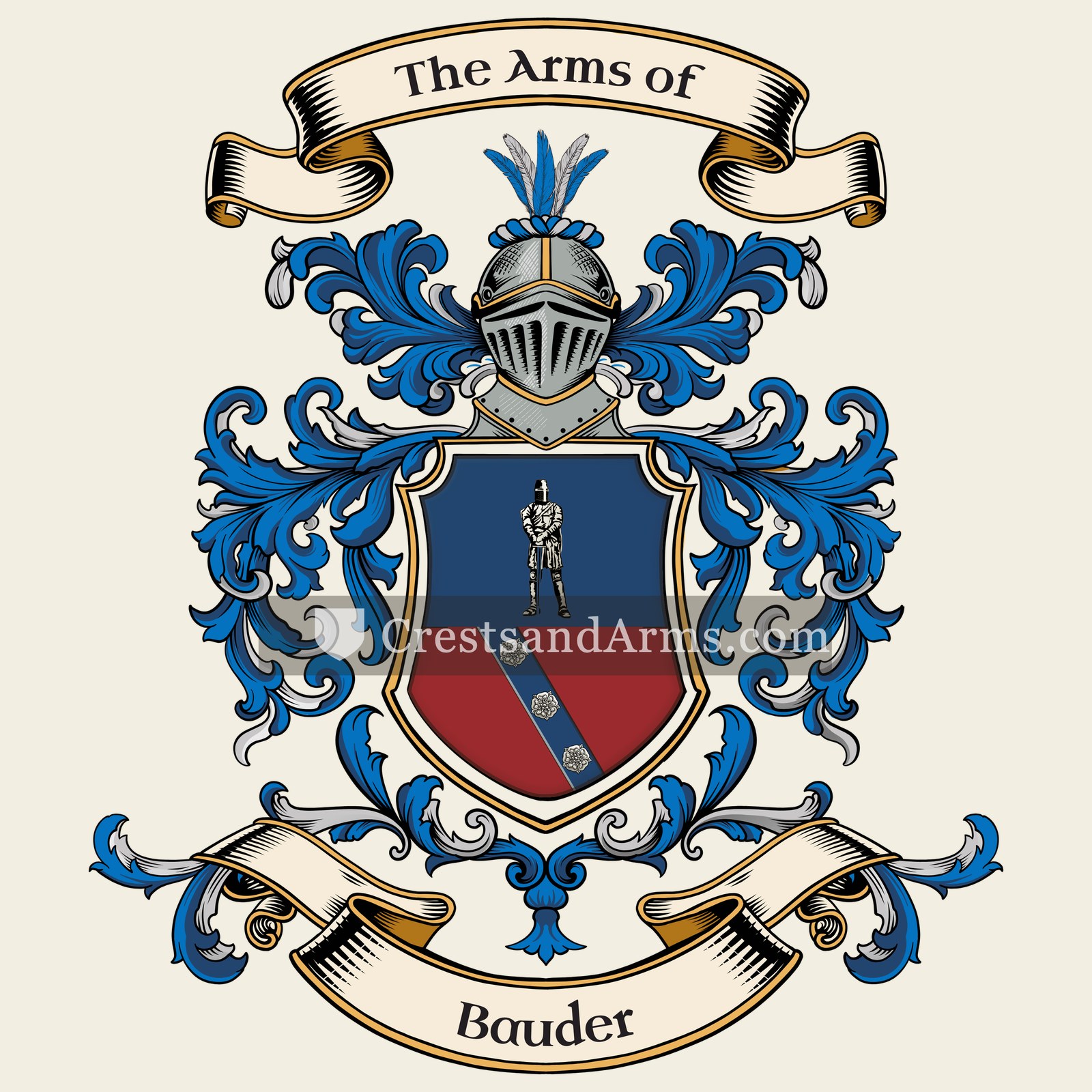 The Bauder coat of arms