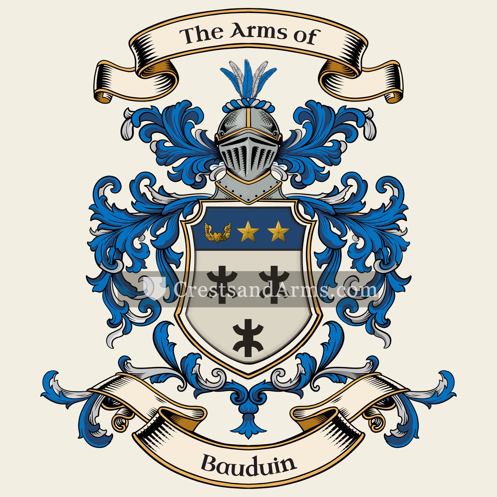 The Bauduin coat of arms
