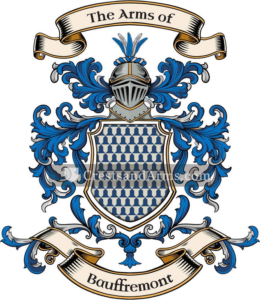 The Bauffremont coat of arms, drawn from the recorded blazon