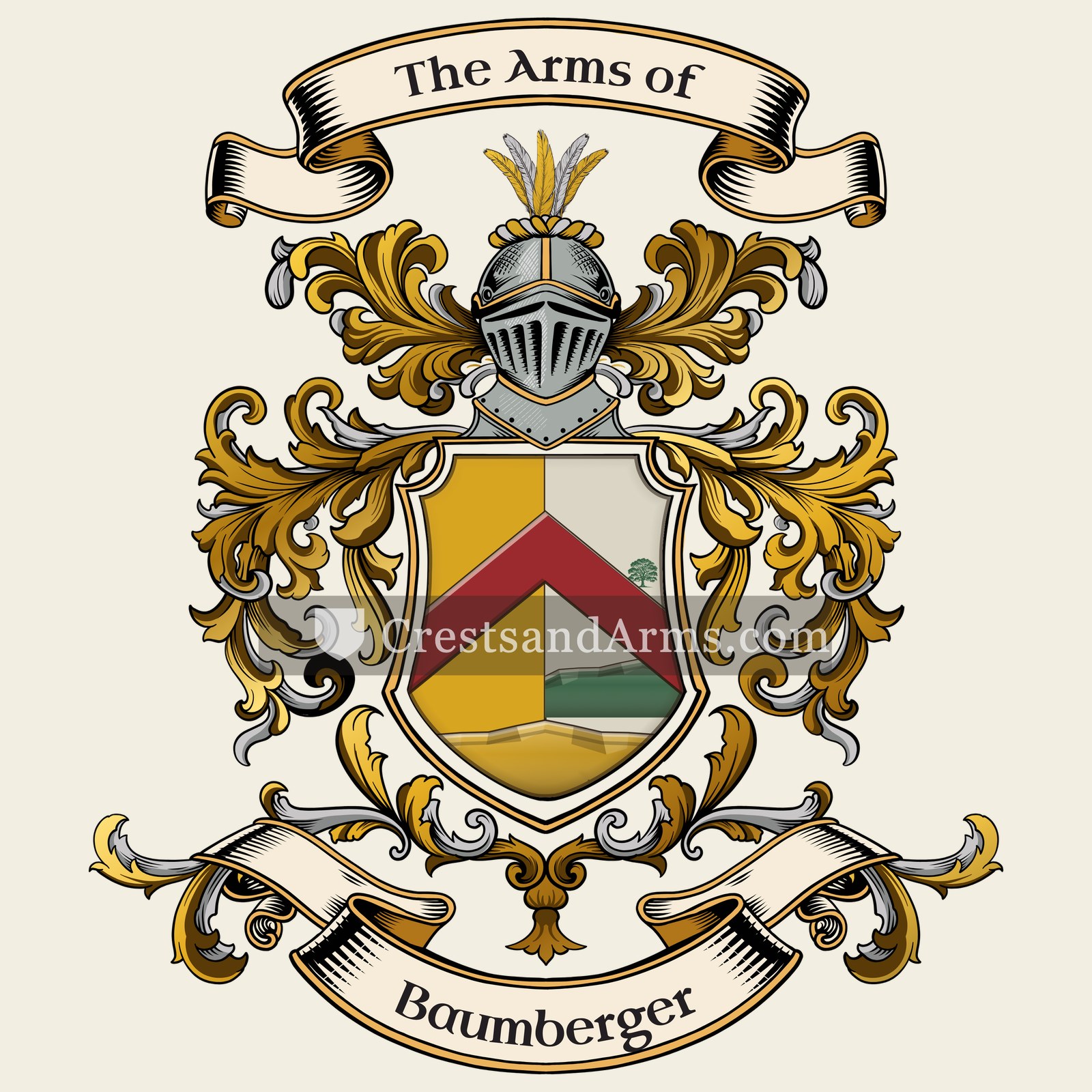 The Baumberger coat of arms