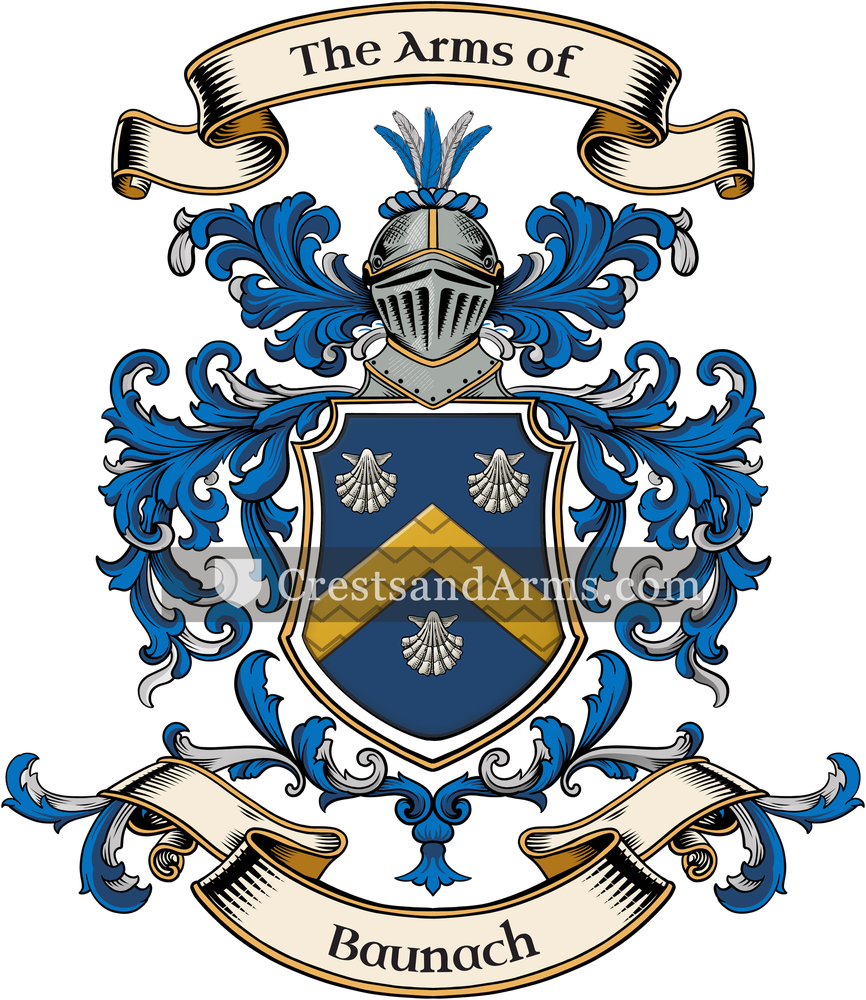 The Baunach coat of arms, drawn from the recorded blazon