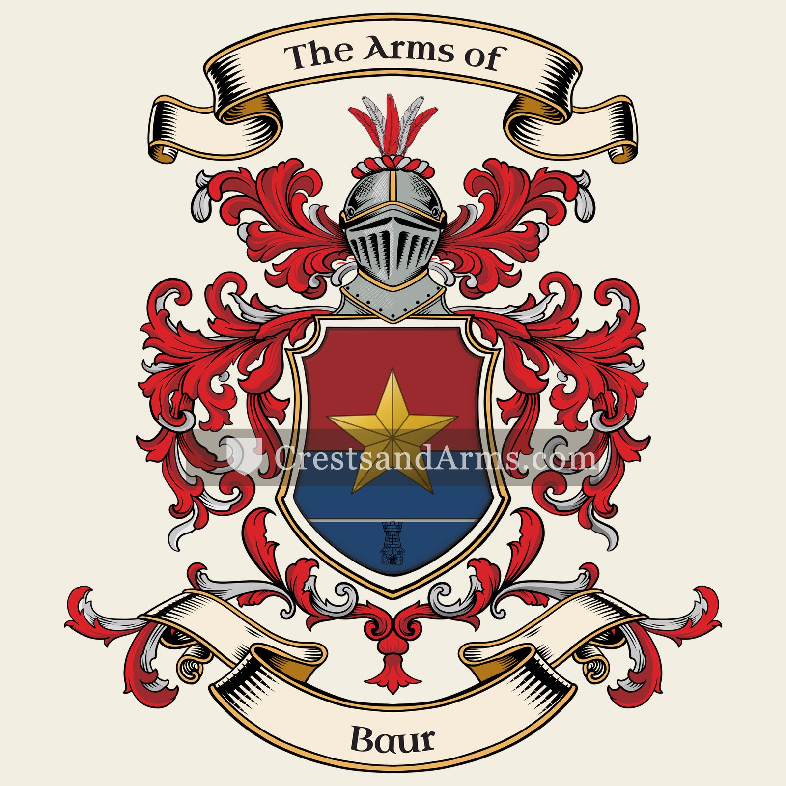 The Baur coat of arms