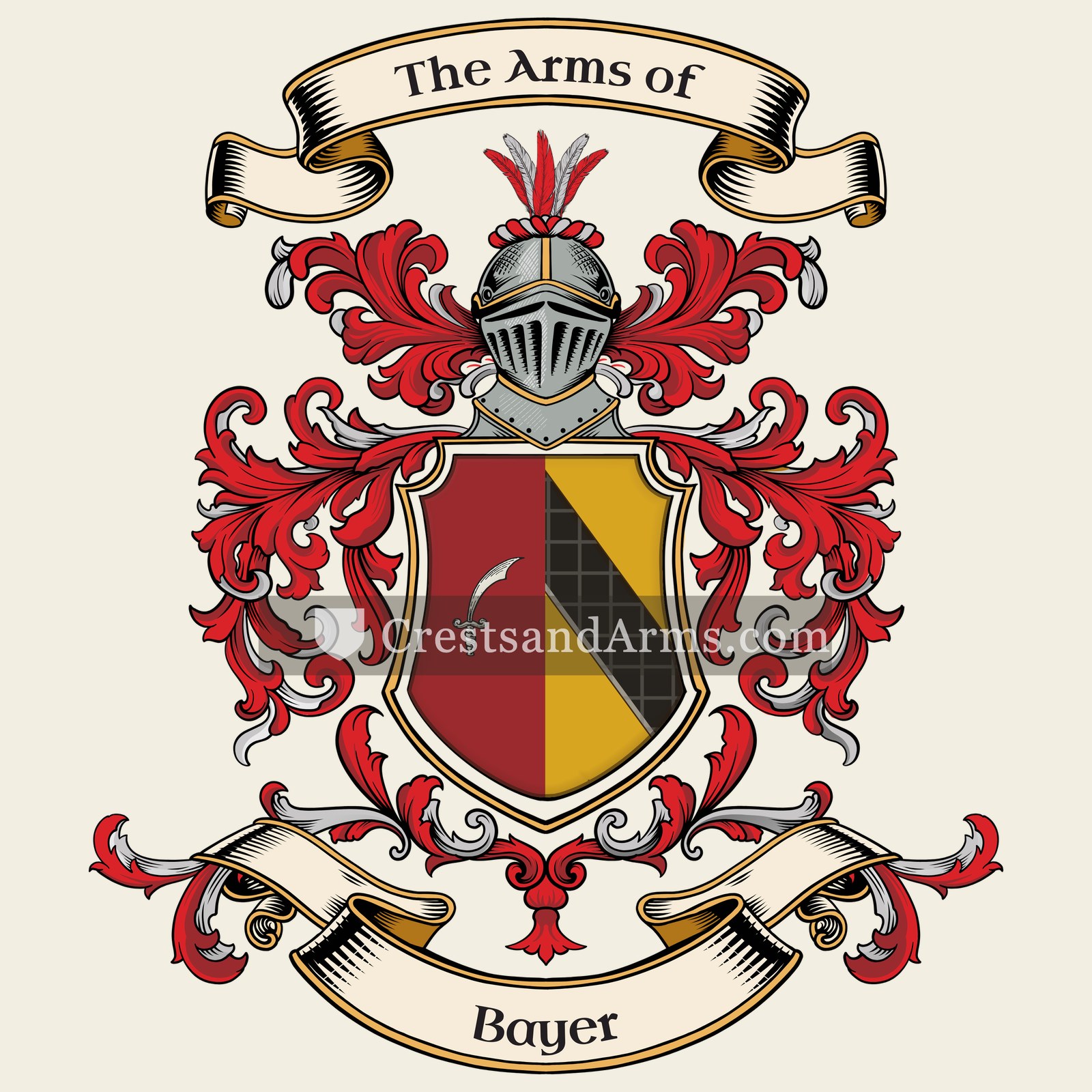 The Bayer coat of arms