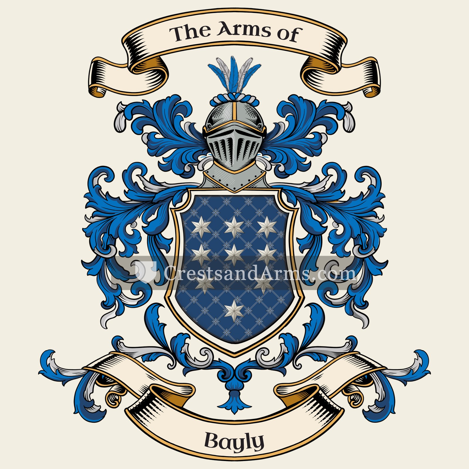 The Bayly coat of arms