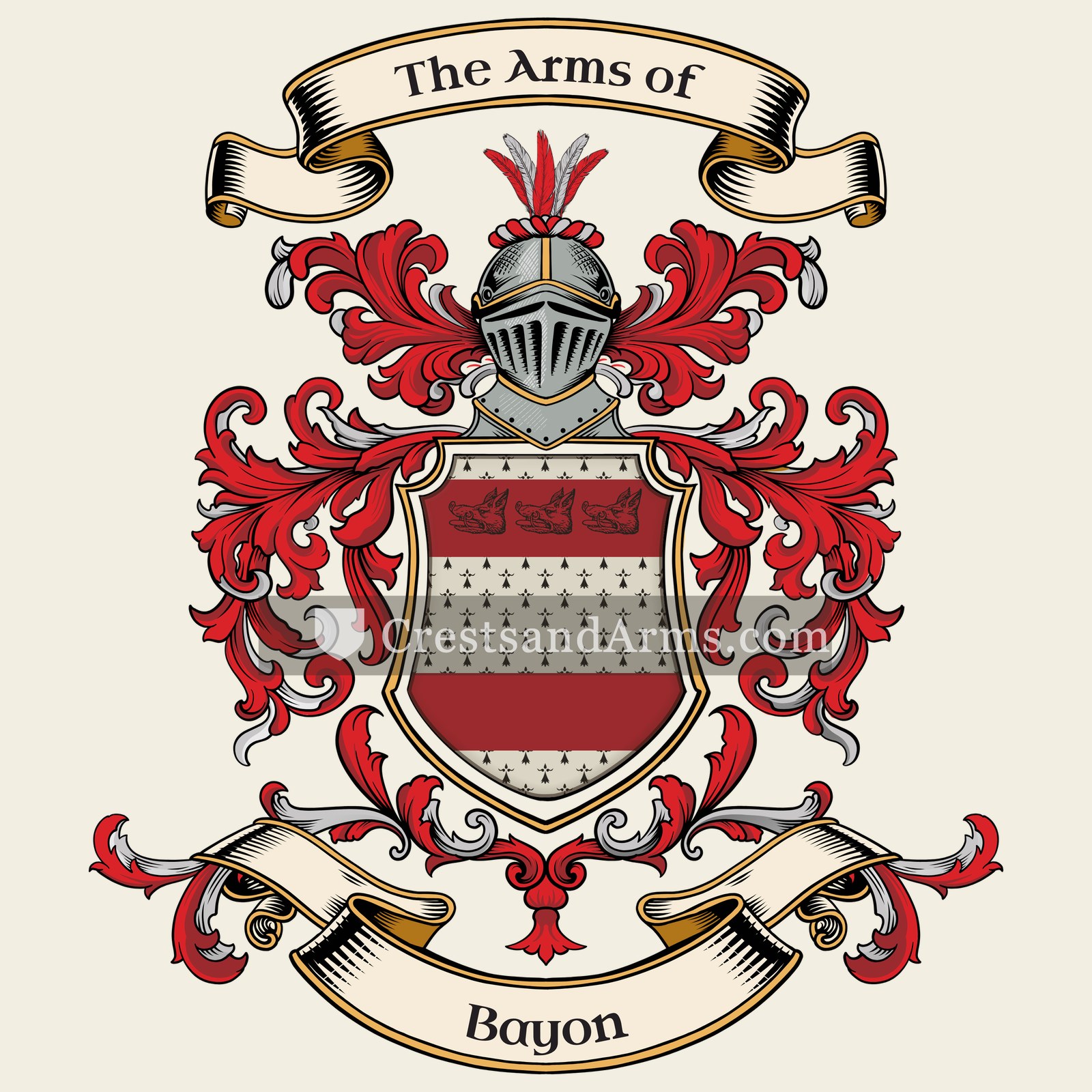 The Bayon coat of arms