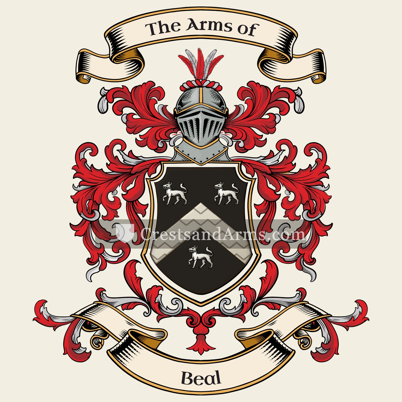 The Beal coat of arms