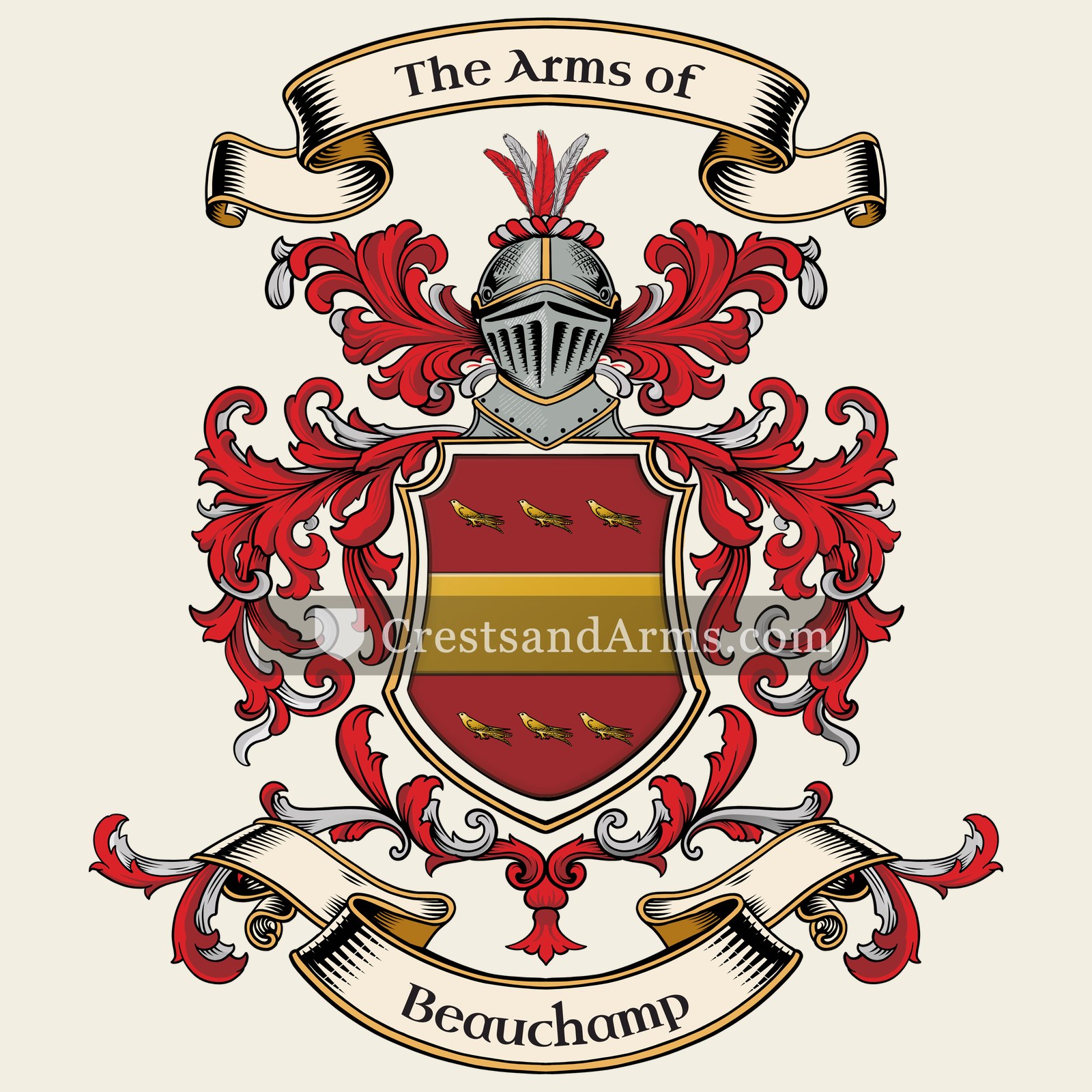 The Beauchamp coat of arms