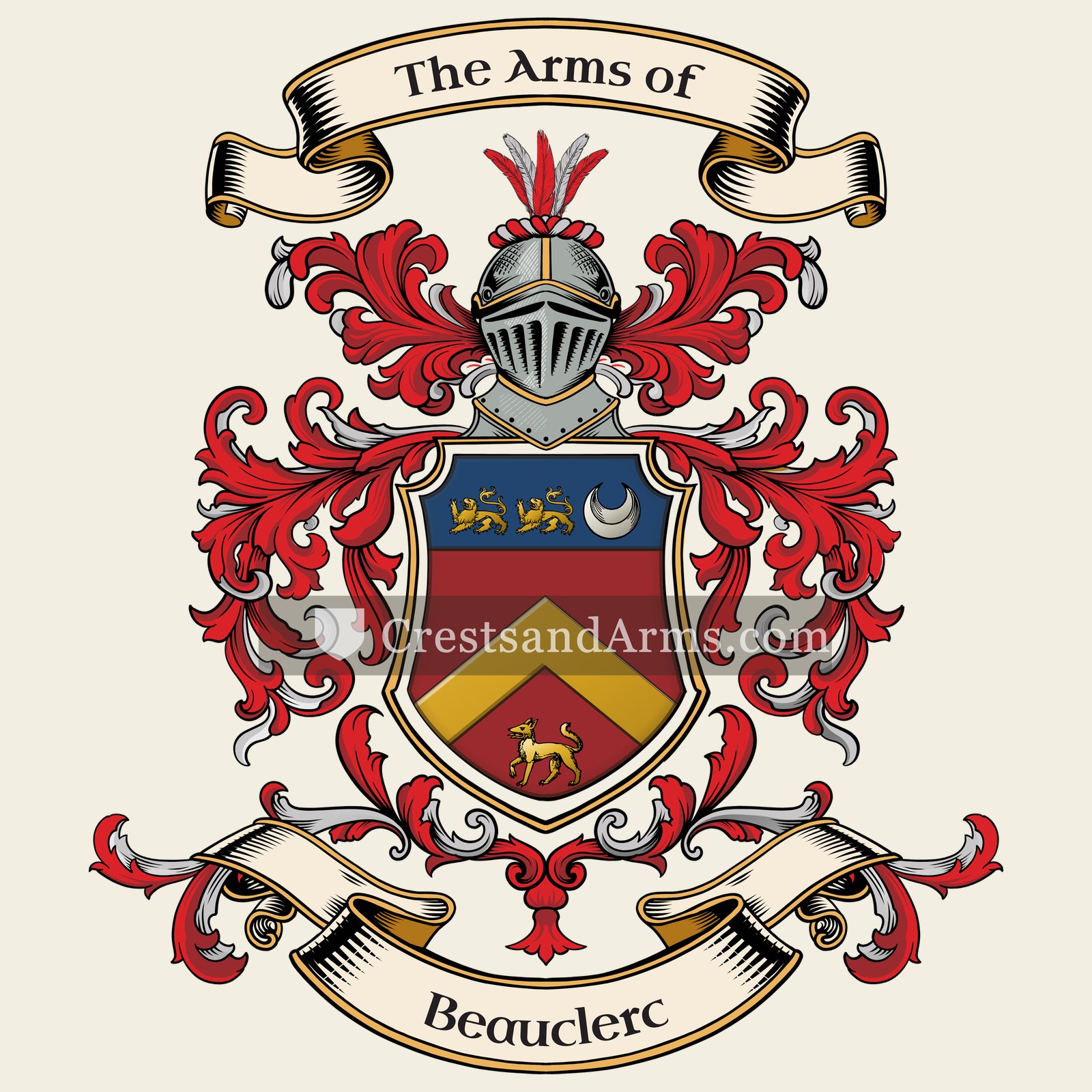 The Beauclerc coat of arms