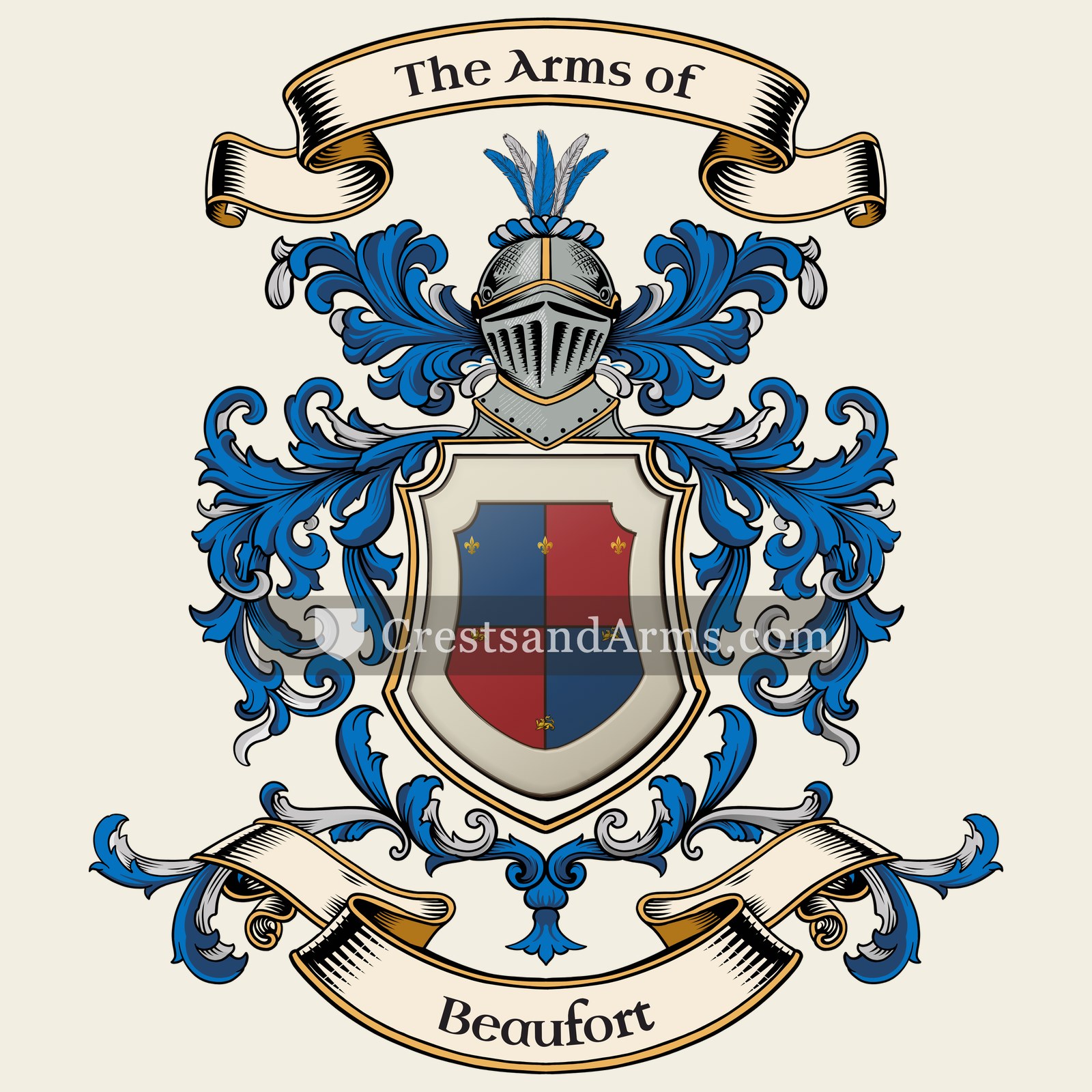 The Beaufort coat of arms