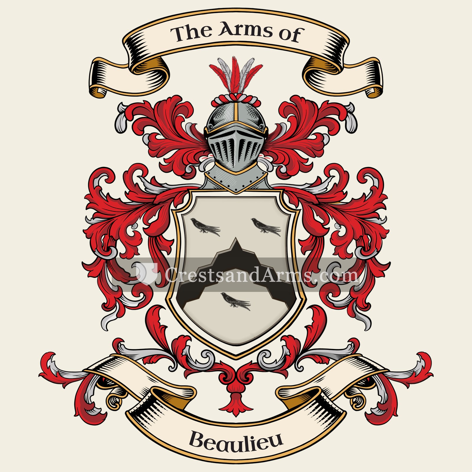The Beaulieu coat of arms