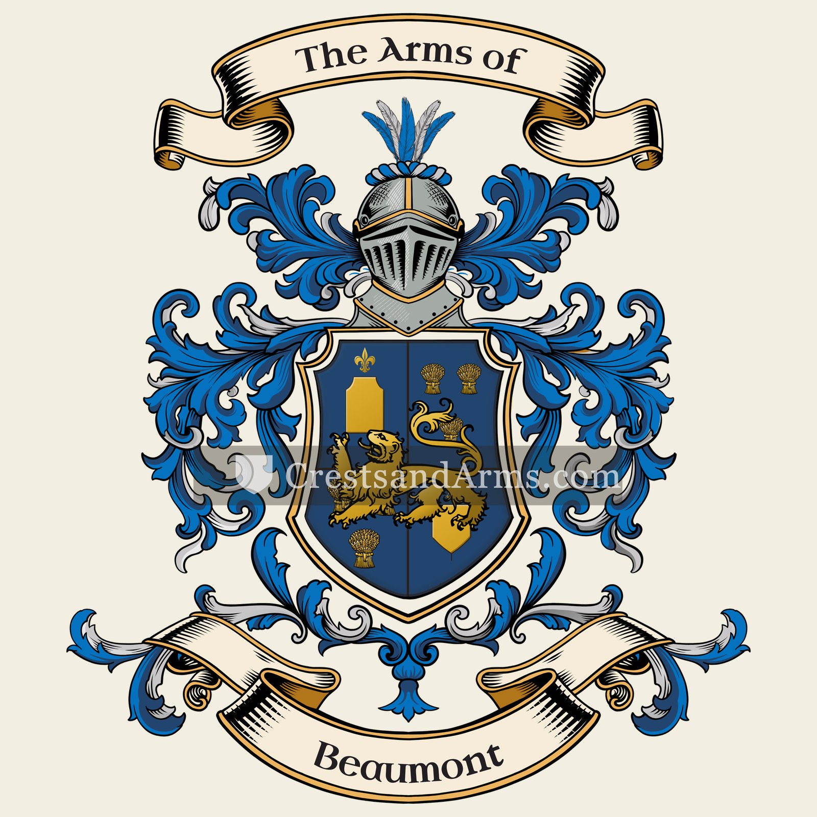 The Beaumont coat of arms