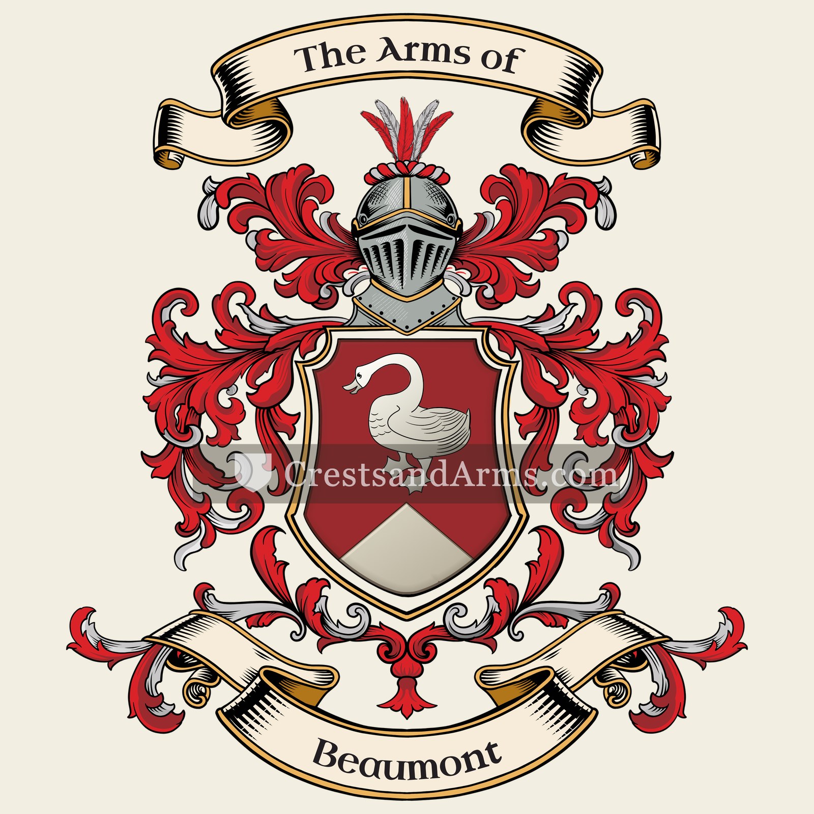 The Beaumont coat of arms