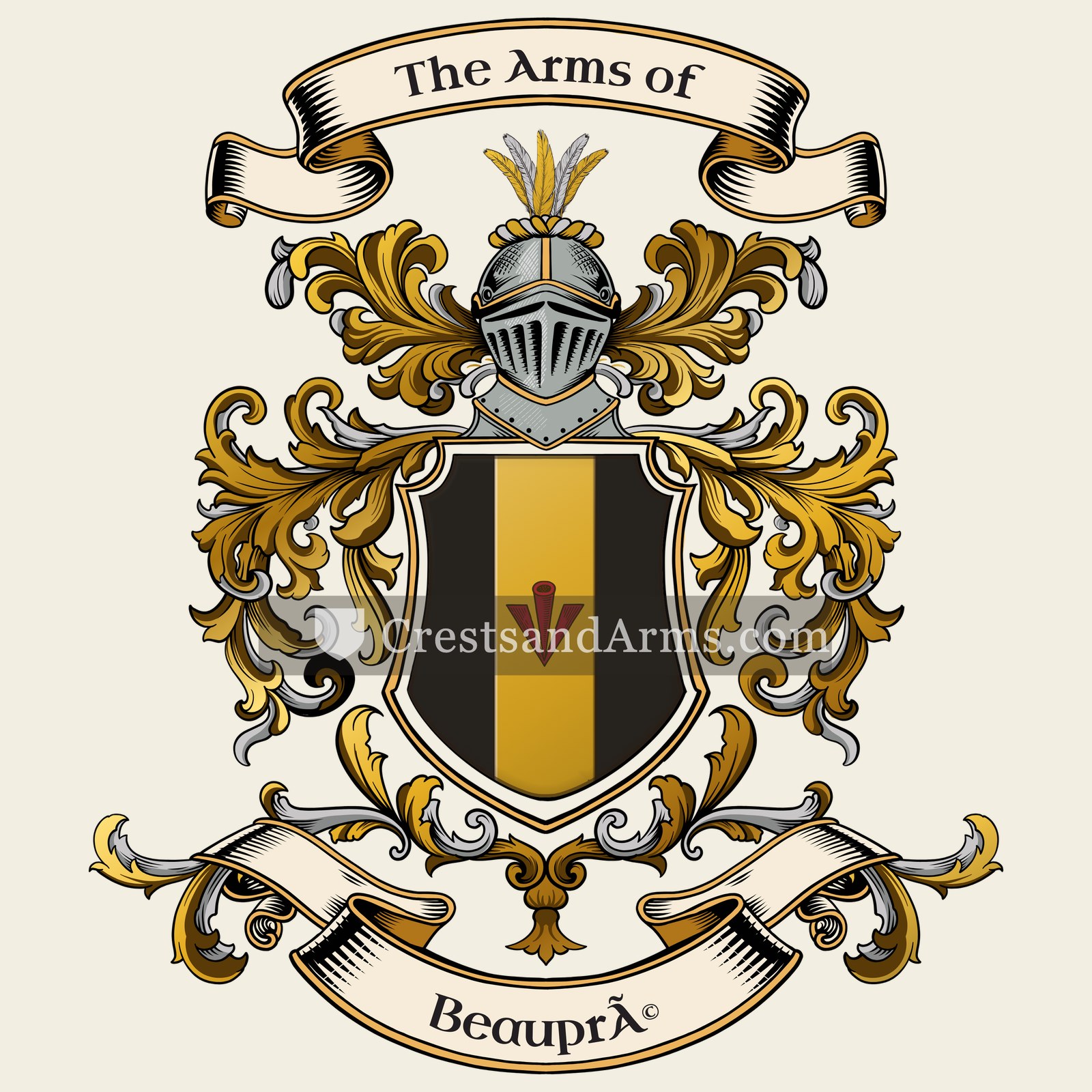 The Beaupré coat of arms