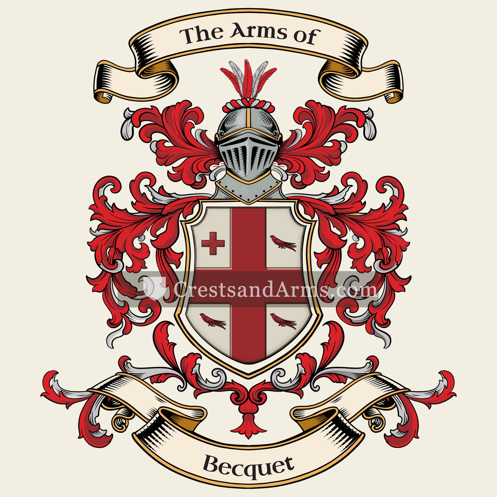 The Becquet coat of arms