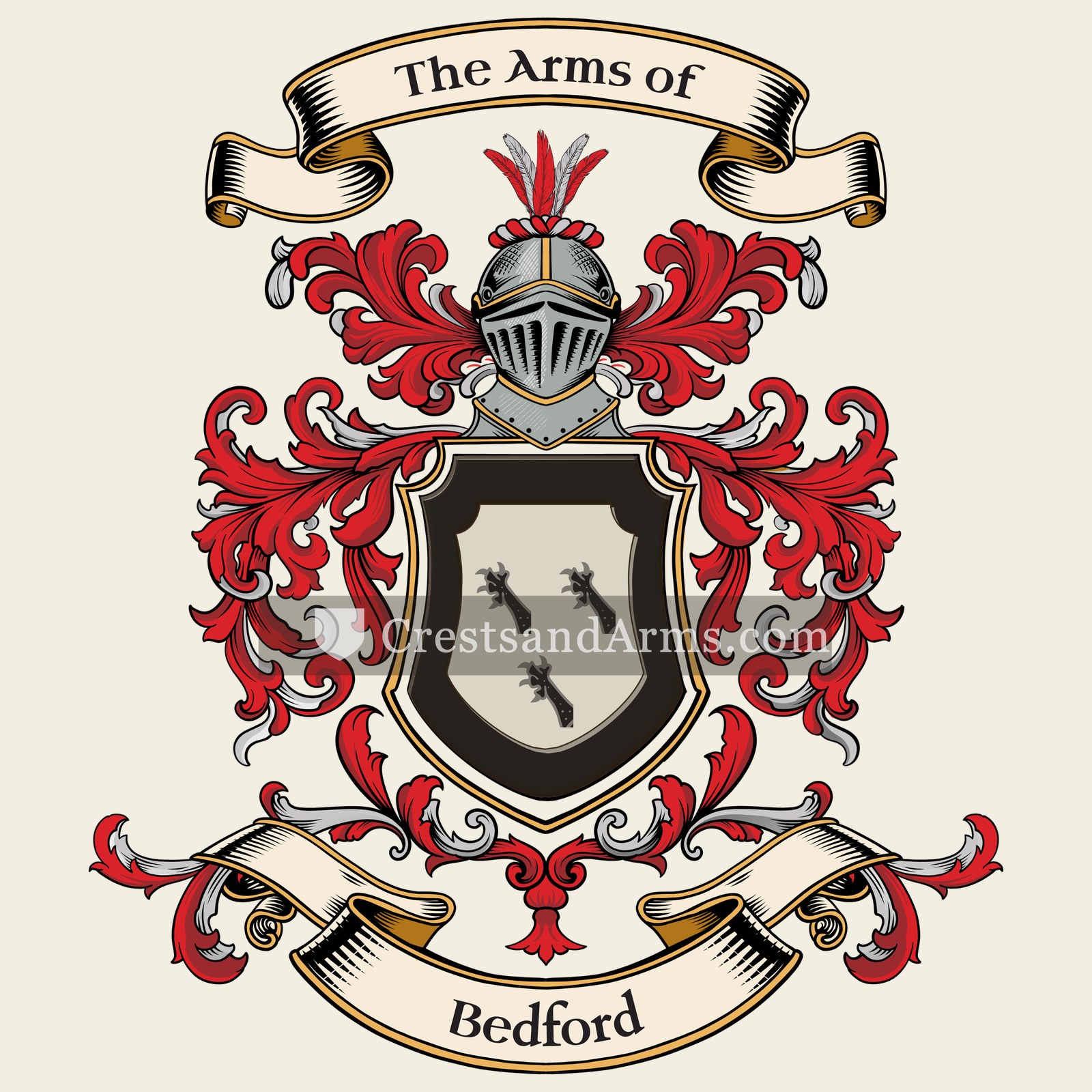 The Bedford coat of arms