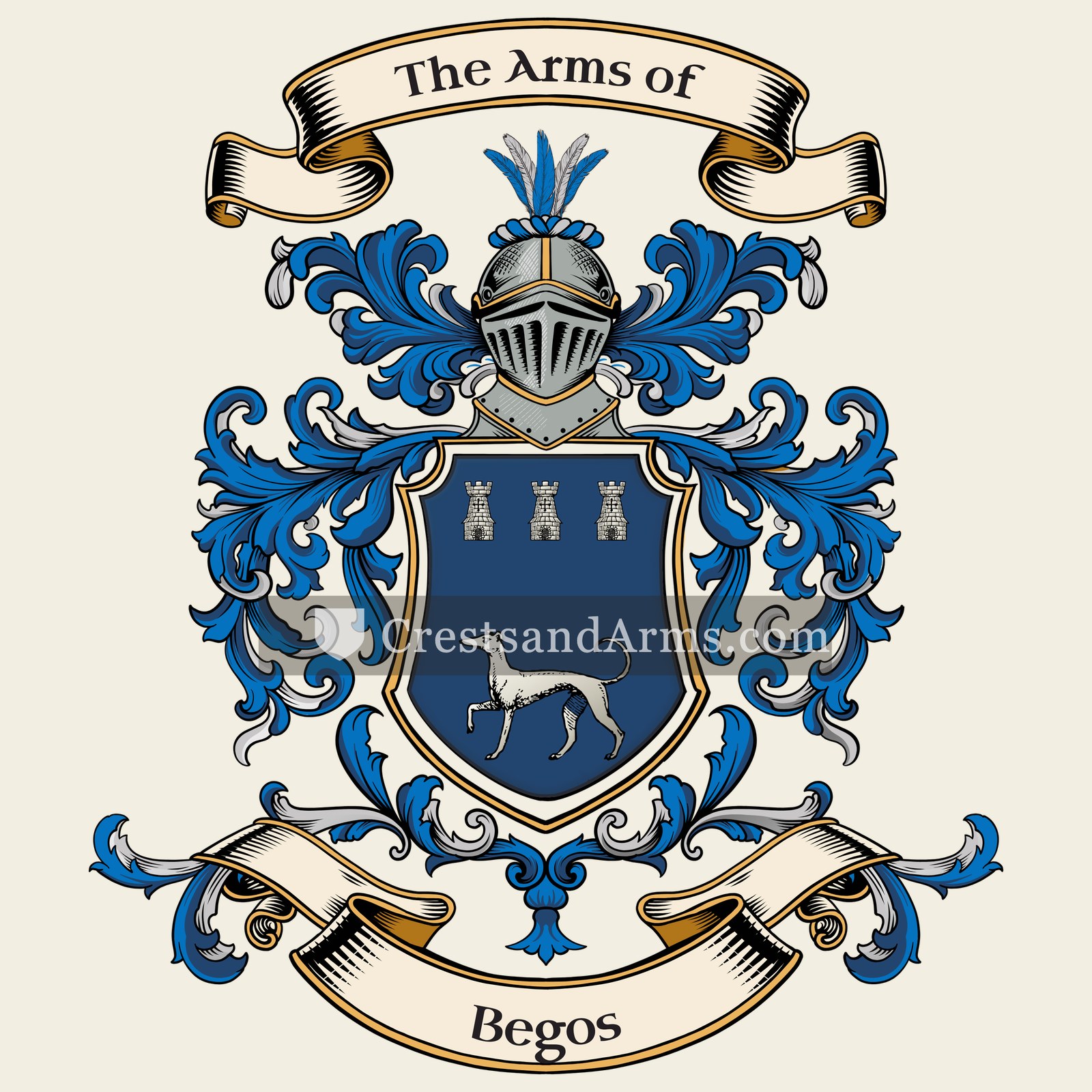The Begos coat of arms