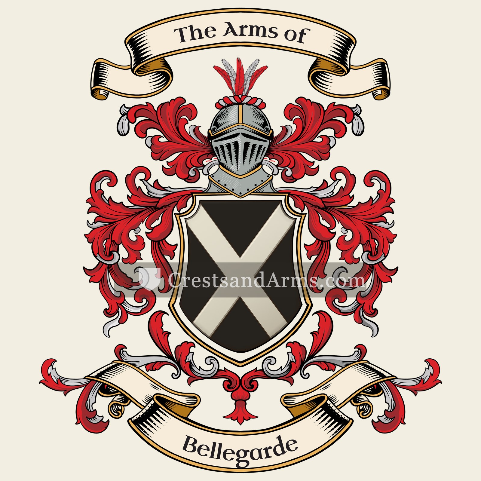 The Bellegarde coat of arms