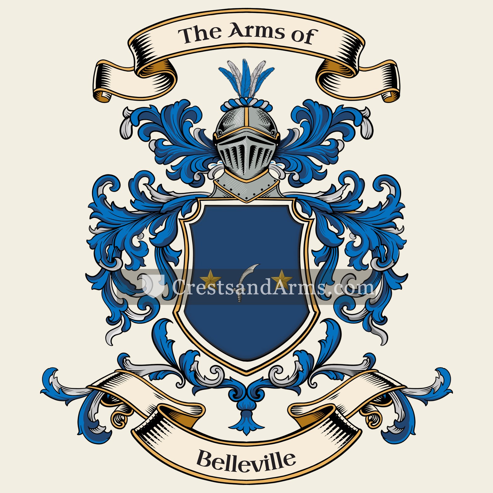 The Belleville coat of arms