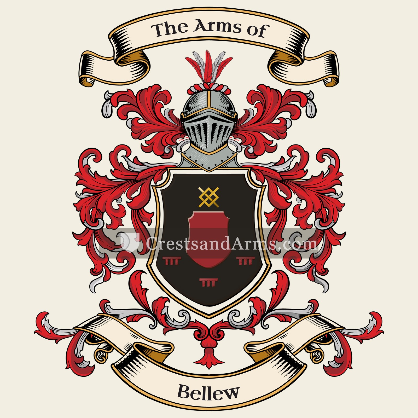 The Bellew coat of arms