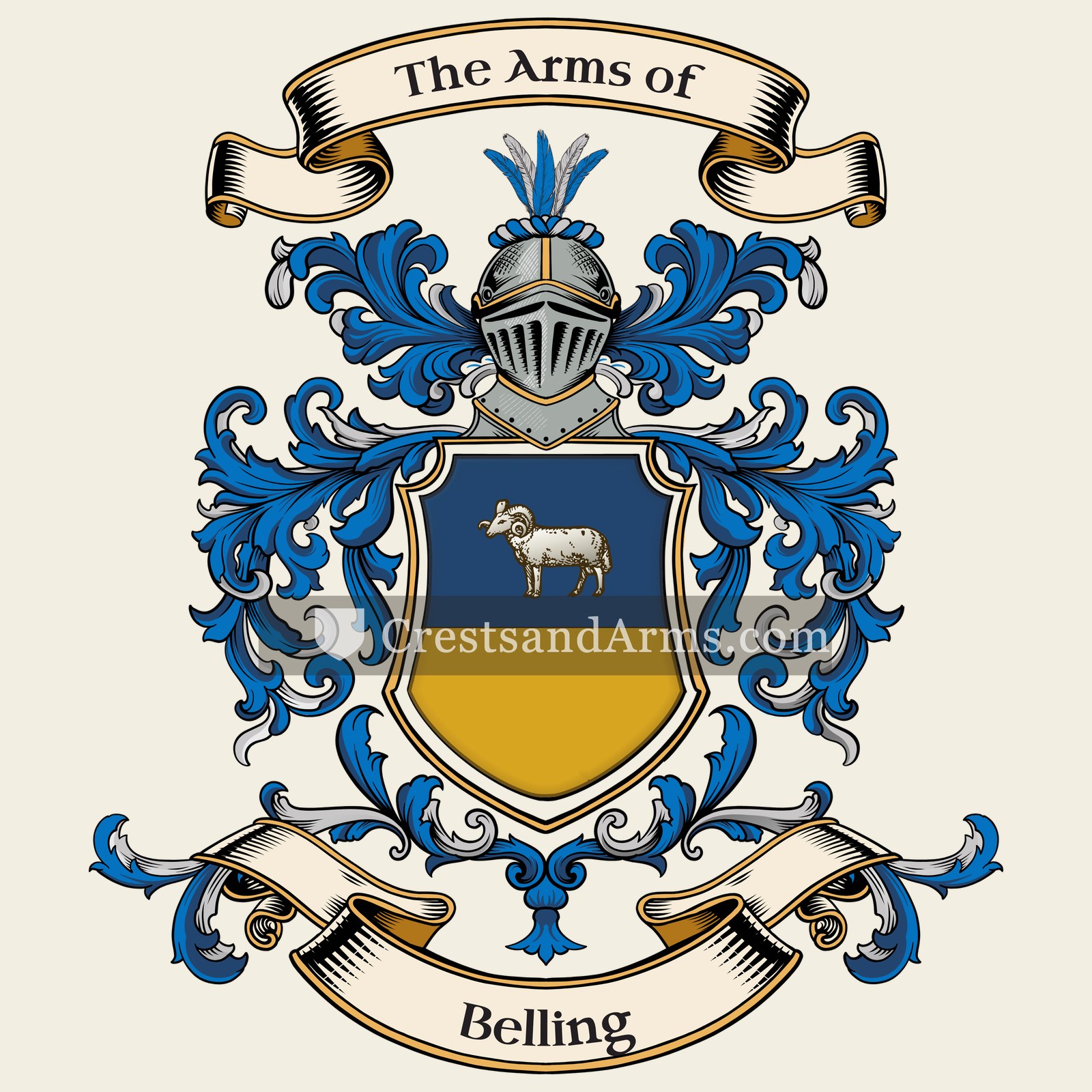 The Belling coat of arms